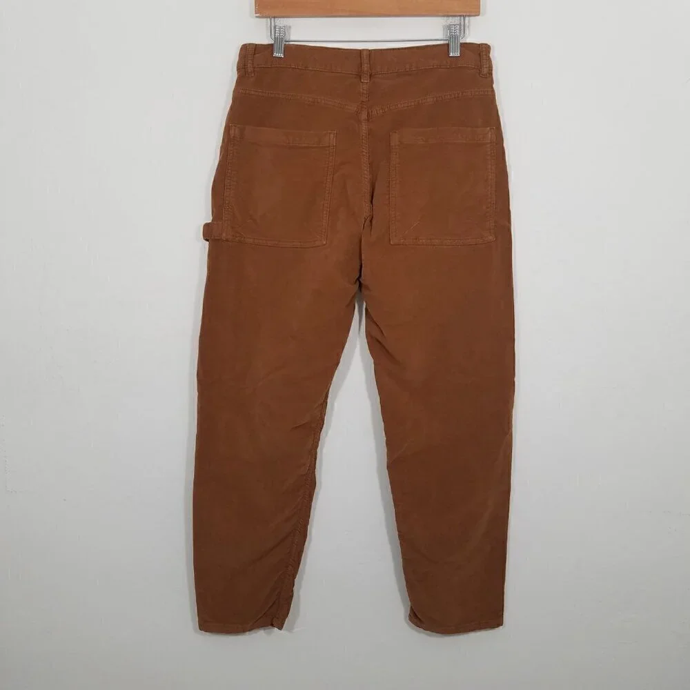 Free People Corduroy Button Fly Pants Size 10